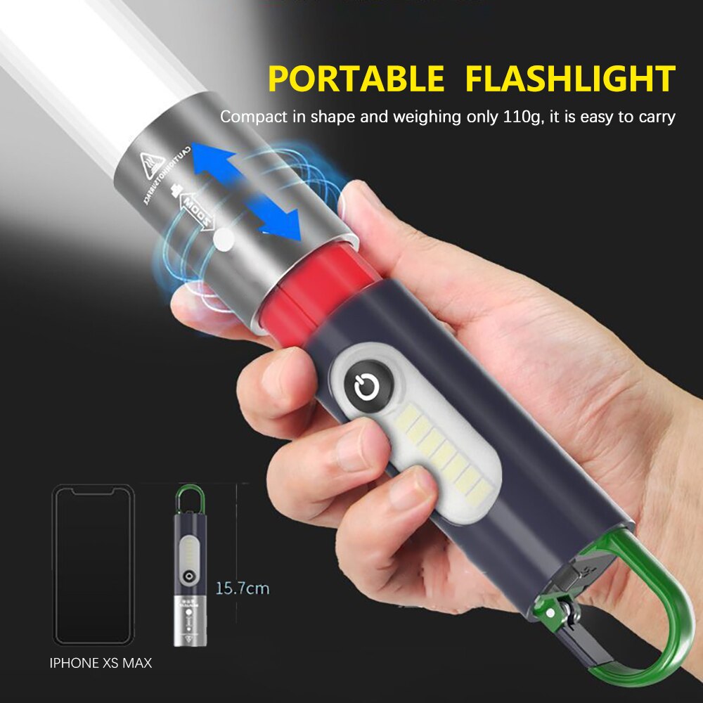 Zoom Ultra-Bright Pocket Led Outdoor Flashlight | Stornfield
