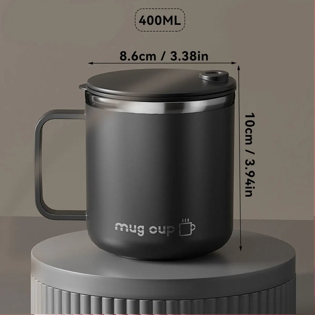 Insulated stainless steel coffee cup with lid | Stornfield
