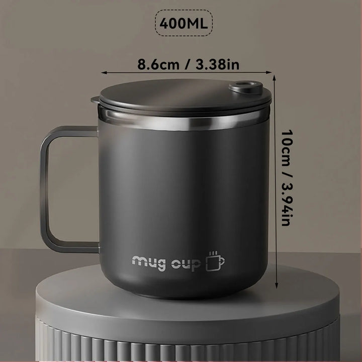Insulated stainless steel coffee cup with lid | Stornfield