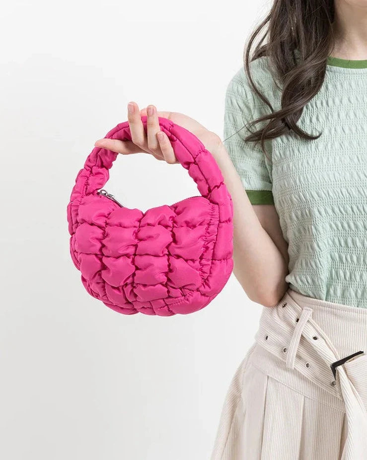 Stornfield | Quilted Bright Round Mini Bag