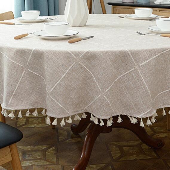 Stornfield | Aesthetic Round Linen Tablecloth