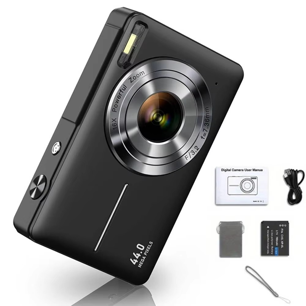 Stornfield | High-Resolution Kids' Digital Camera - 1080P HD, 44MP with 16X Zoom