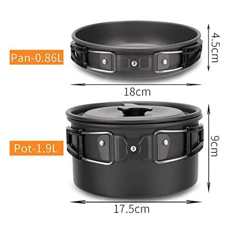 Camping Travel Cookware Kit | Stornfield