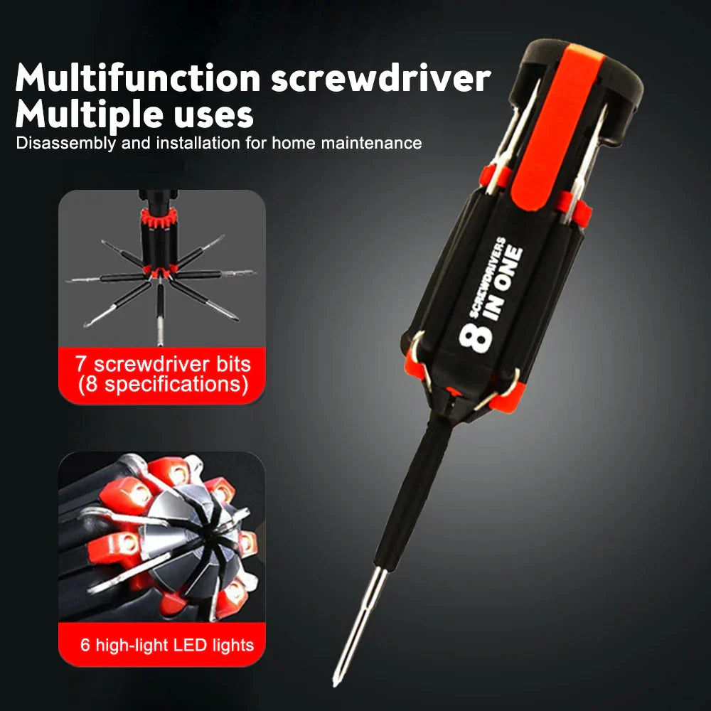 Bright Fix 8in1 LED Multi-Tool Screwdriver | Stornfield