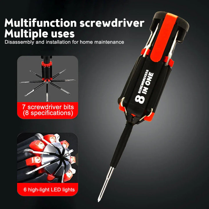 Bright Fix 8in1 LED Multi-Tool Screwdriver | Stornfield