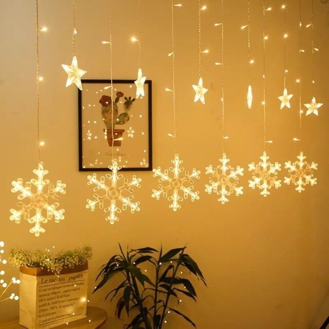 Stornfield | Solar LED Star and Moon String Light Decoration