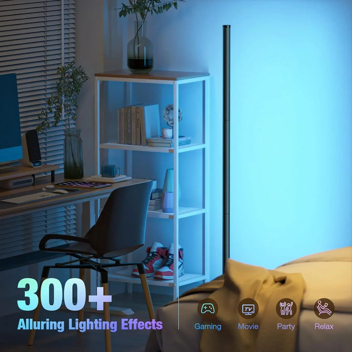 Stornfield | Smart RGB Floor Lamp - 16 Million Color Changing Mood Light