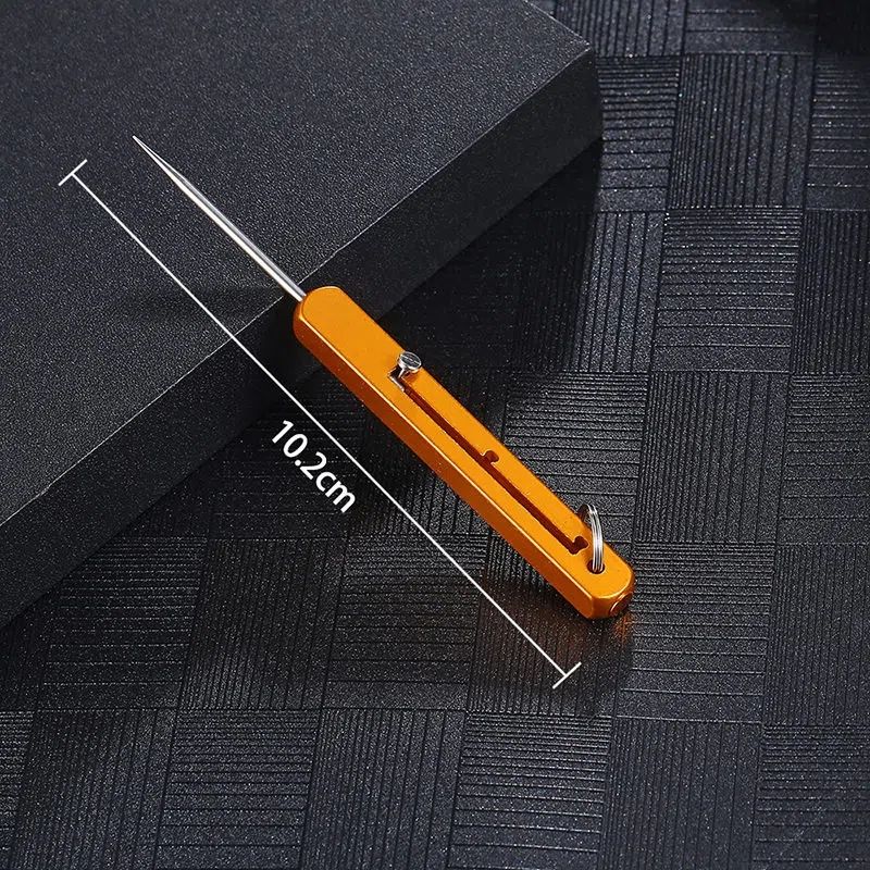 Compact Titanium Outdoor Defense Tool Keychain | Stornfield