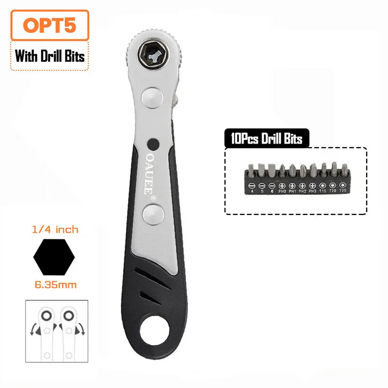 Mini Quick Hexagon Ratchet Wrench Tool | Stornfield