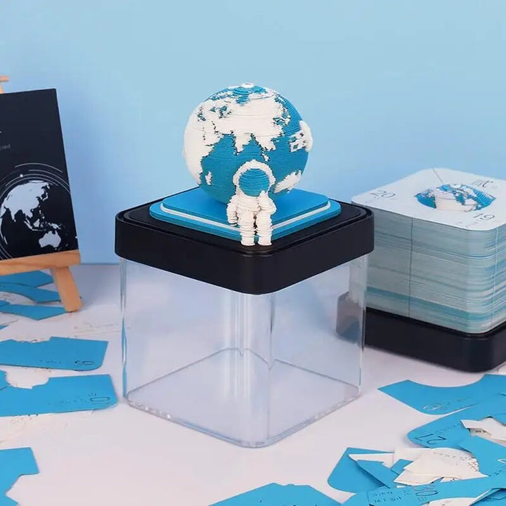 3D Earth Wanderer Calendar Memo Pad | Stornfield