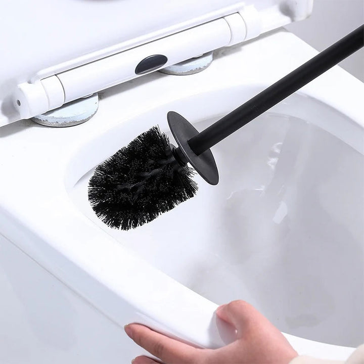 Toilet paper holder with brush & shelf | Stornfield