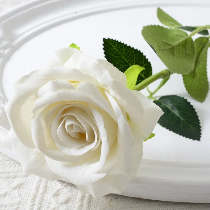 Stornfield | 20 Pieces Realistic Velvet Silk Rose Bouquet