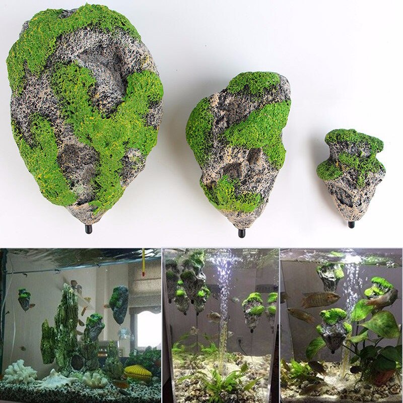 Sea Mountain Flying Rock Aquarium Decor | Stornfield