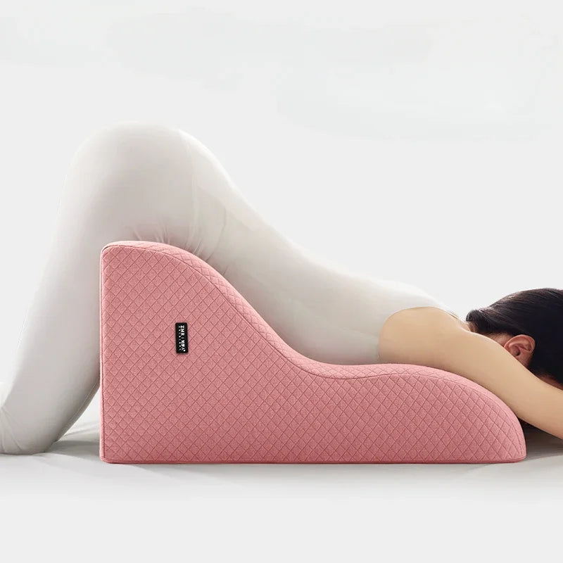 Multi-Angle Spine Support Memory Foam Ergonomic Pillow | Stonrfield