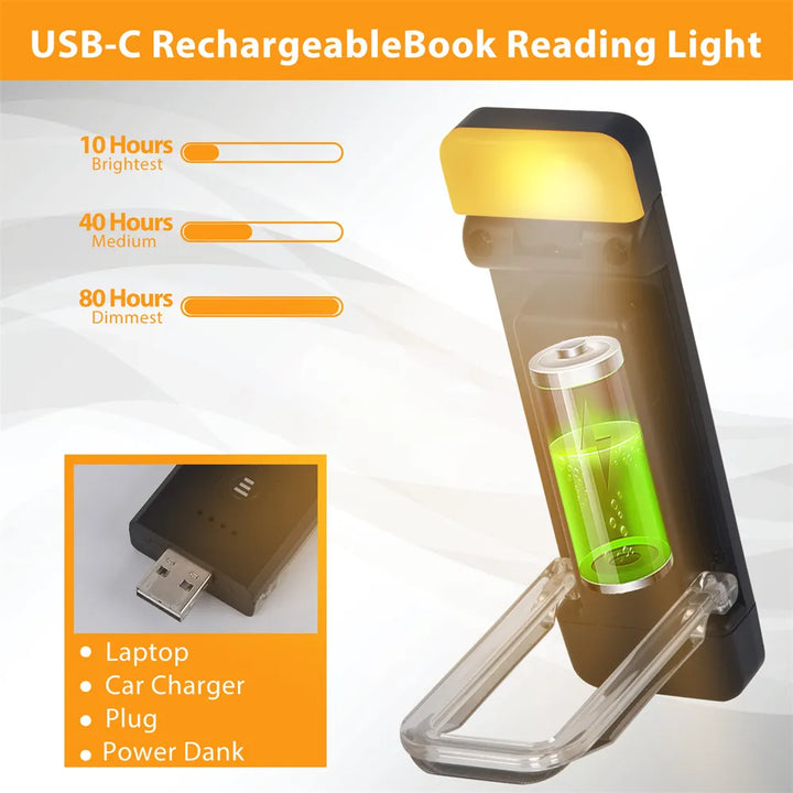 Stornfield | Clip-on book light with timer