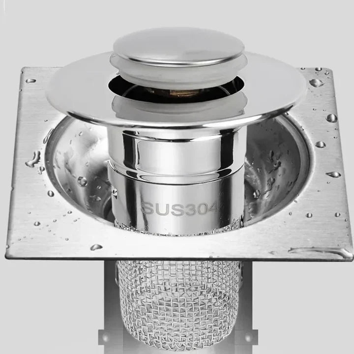 Stainless Steel Drain Filter with Hair Catcher – Rustproof Sieve for Kitchen and Bathroom, Clog-free | Stornfield