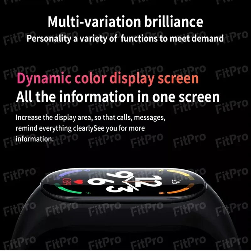 Stornfield | M7 Smartwatch Men Women Smartband Heart Rate Monitor Fitness Watch Blood Pressure Tracker Sport Bracelet for Xiaomi iPhone