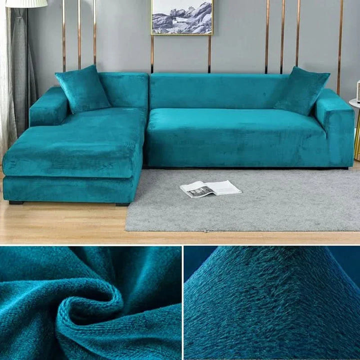 Stornfield | PlushFit - High-Quality Sofa Covers Made of Stretch Velvet