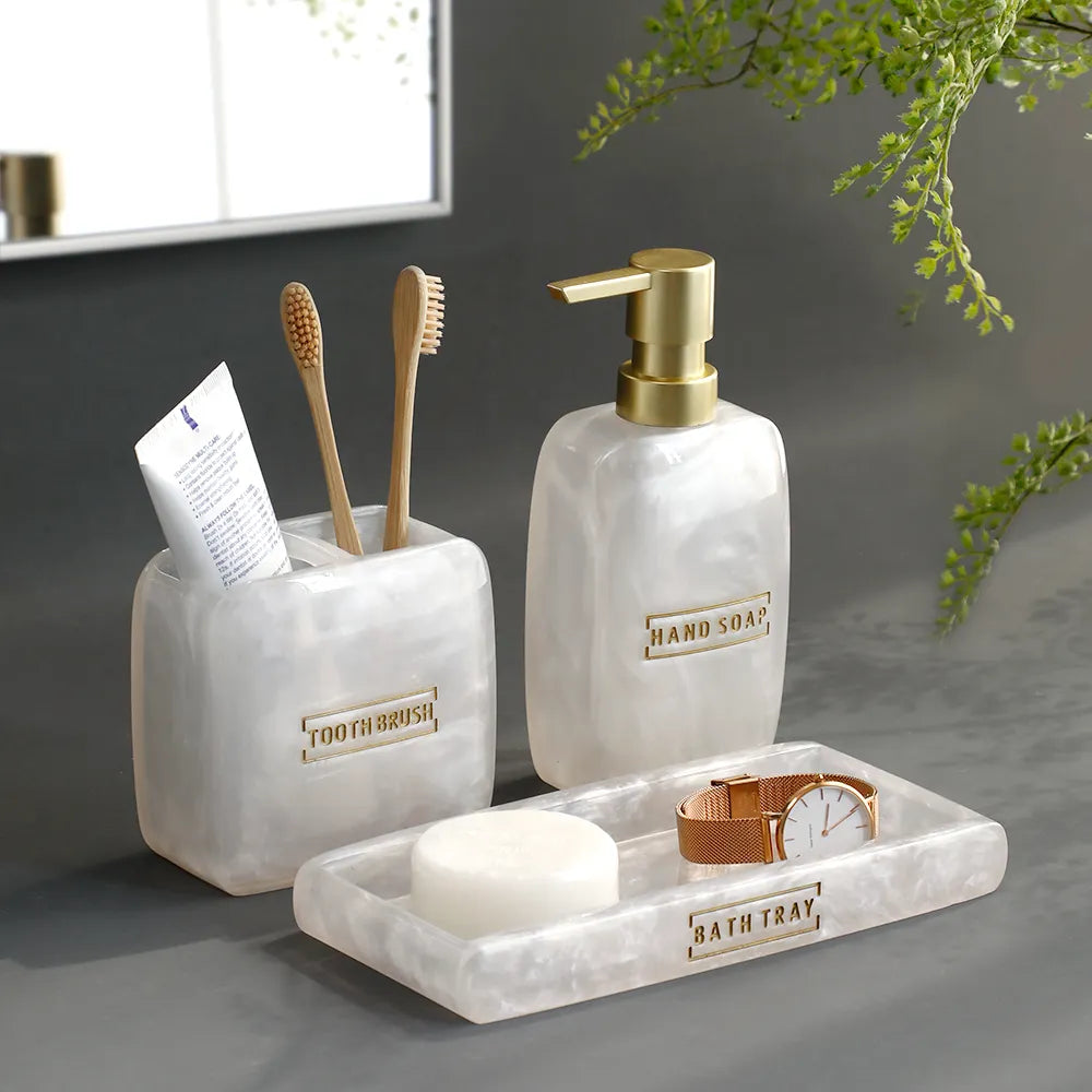 Pearl 3-Piece Bathroom Set Stornfield