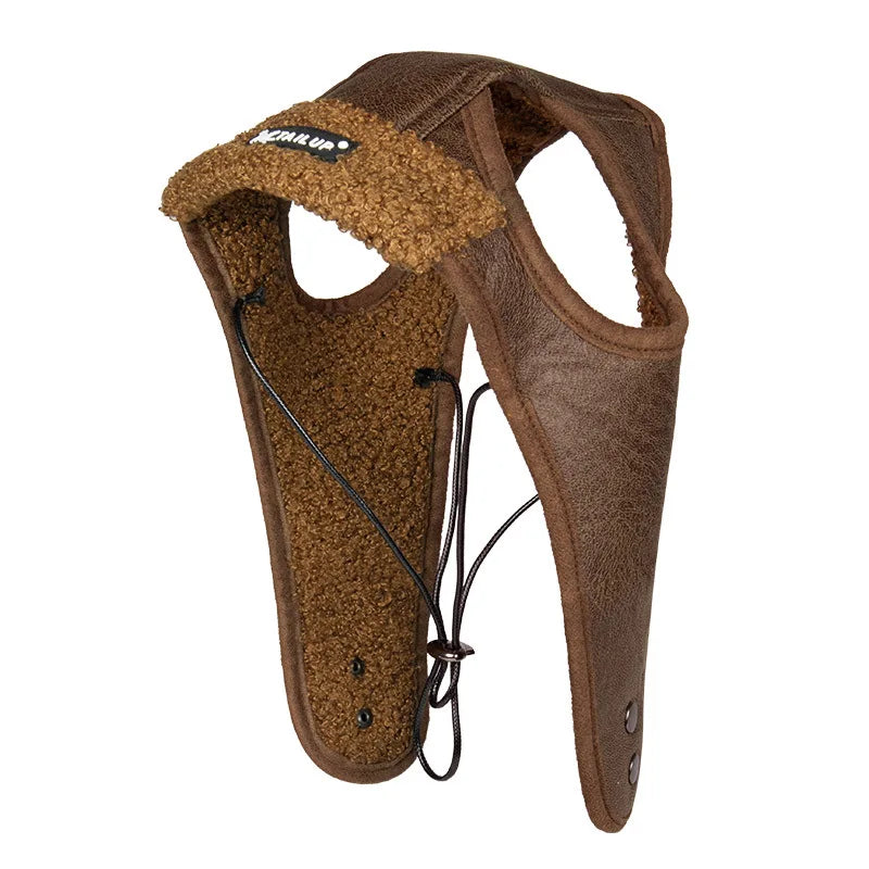 Winter pilot cap for pets warm and comfortable Stornfield