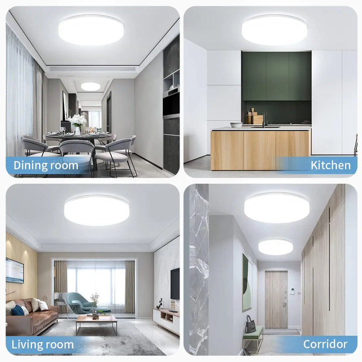 Stornfield | IRALAN Ultra-thin Round LED Ceiling Light - Versatile Lighting for Any Room, 18W to 48W Options