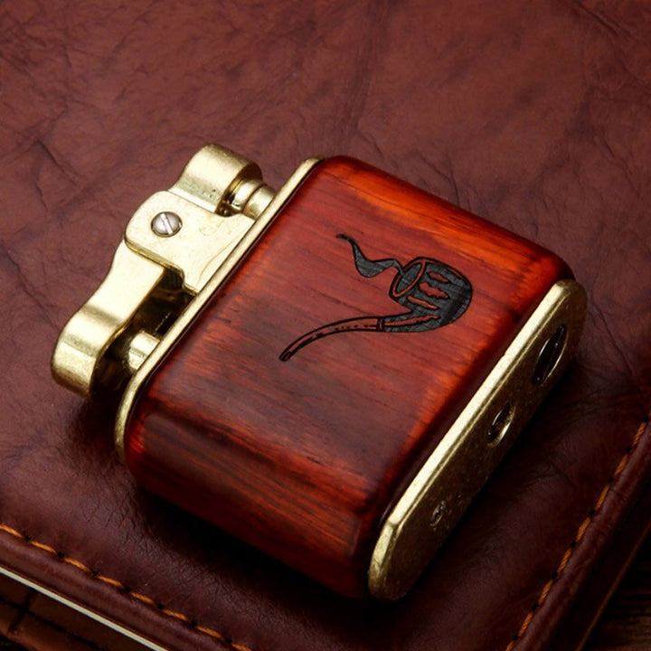 Wooden Vintage Spark Kerosene Lighter | Stornfield