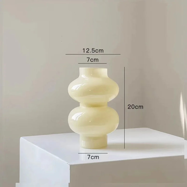 Stornfield | Vase en verre arrondi à 2 étapes
