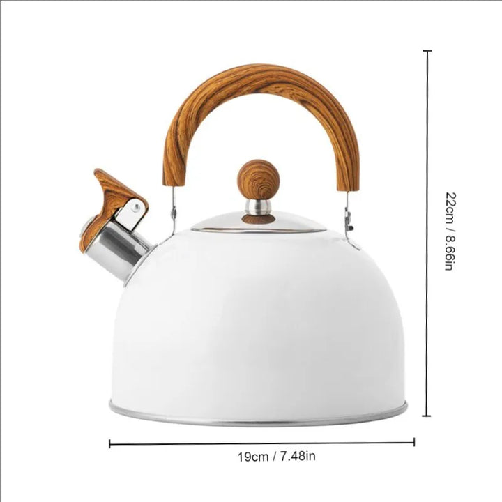 Stornfield | 1 piece 2.5/3 L Stainless Steel Teapot, Thickened Teapot, Gas Induction Cooker, Universal Teapot, Tea Kettle