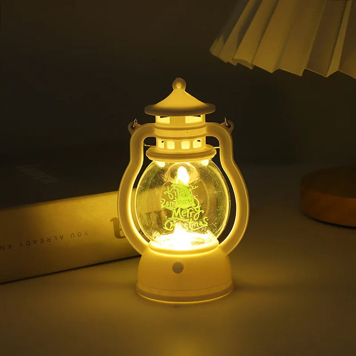 Mini Christmas lamp with LED lighting - Portable decorative lantern for festive decoration, winter & Christmas season | Stornfield