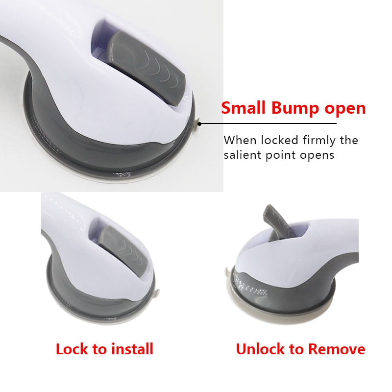 Stornfield | Safety Handle with Non-Slip Grip and Suction Cup - Perfect for Bathrooms and Showers - Provides Stability and Support
