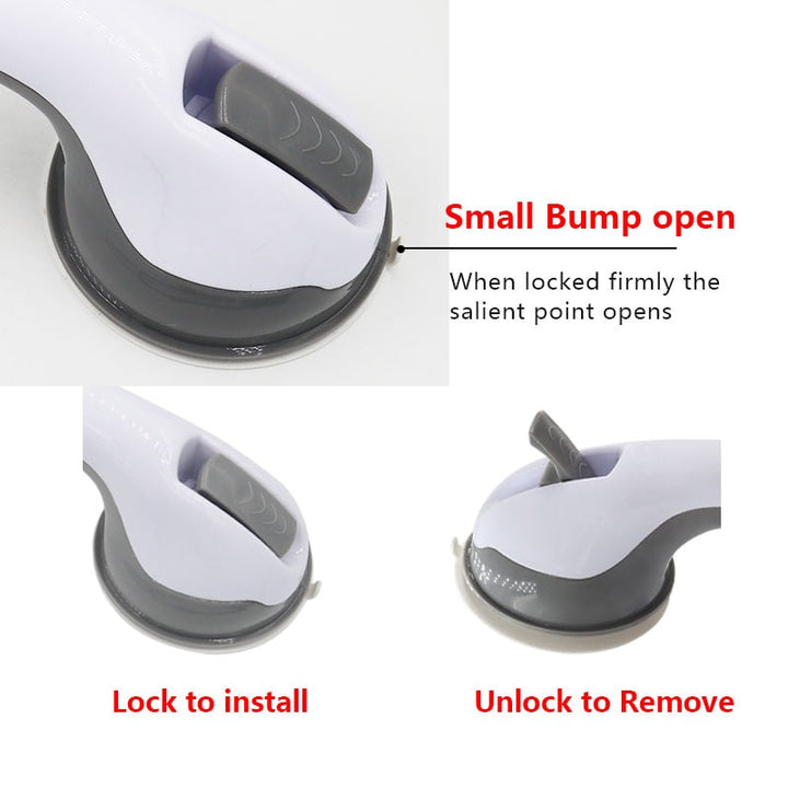 Stornfield | Safety Handle with Non-Slip Grip and Suction Cup - Perfect for Bathrooms and Showers - Provides Stability and Support