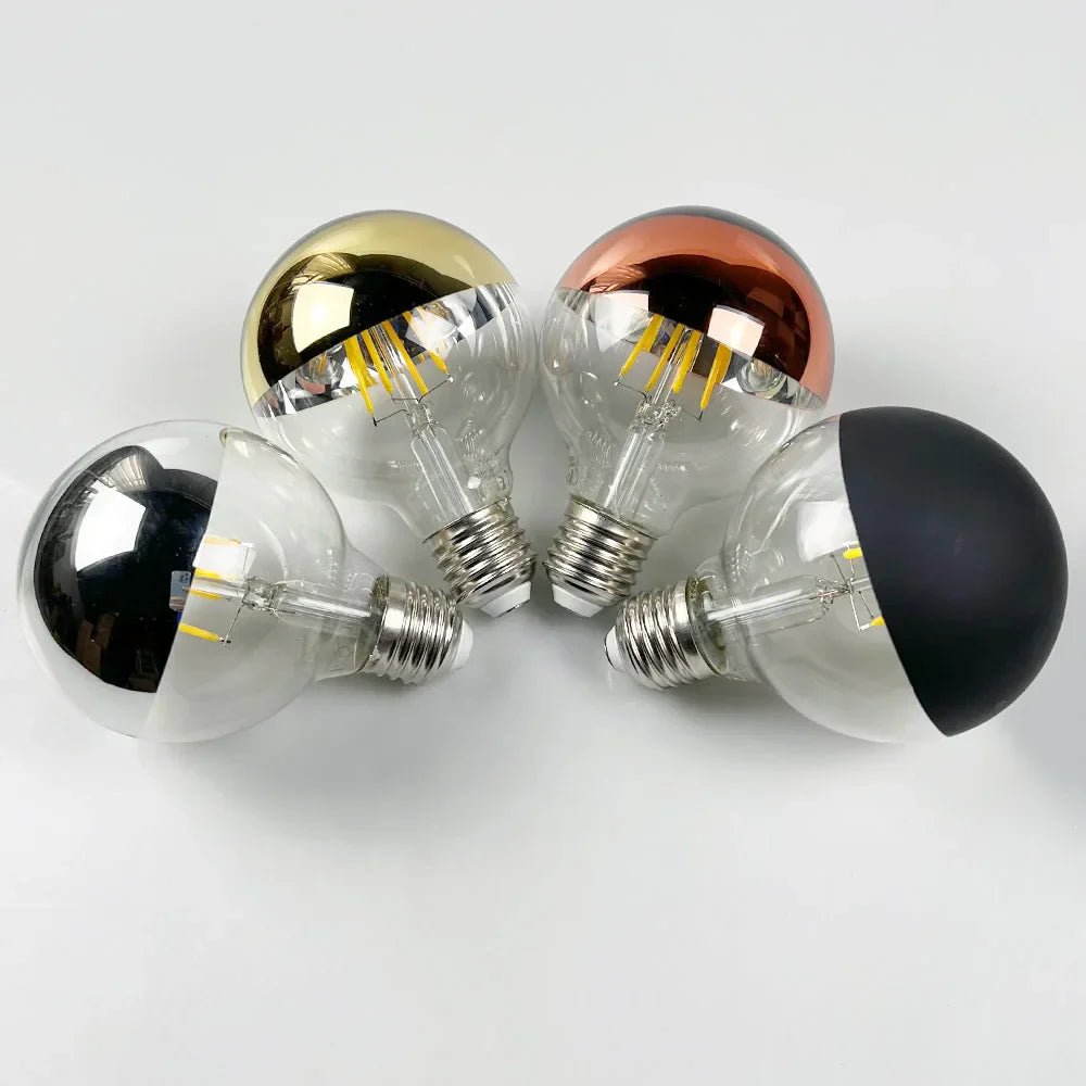 Vintage LED Bulb – Retro Table Lamp with Wooden Base | Stornfield