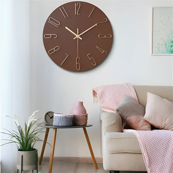 3D Wall Clock – Modern and Elegant | Decorative Wall Clock for Living Room and Office | Stornfield