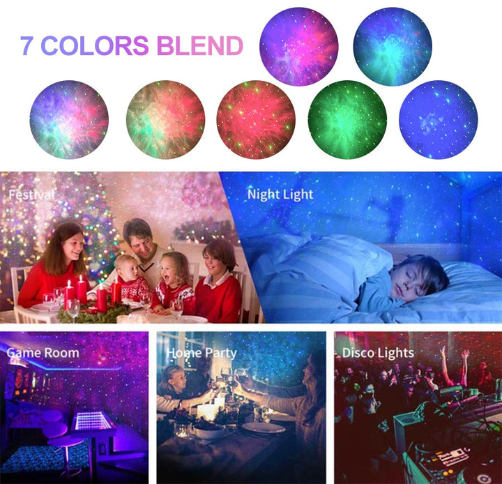 Galaxy Glow Rotating Starry Sky Projector | Stornfield