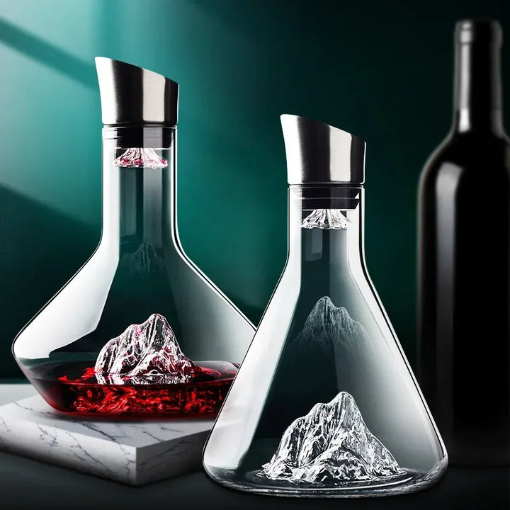 1500ml Iceberg Crystal Decanter – Exquisite lead-free wine aerator | Stornfield