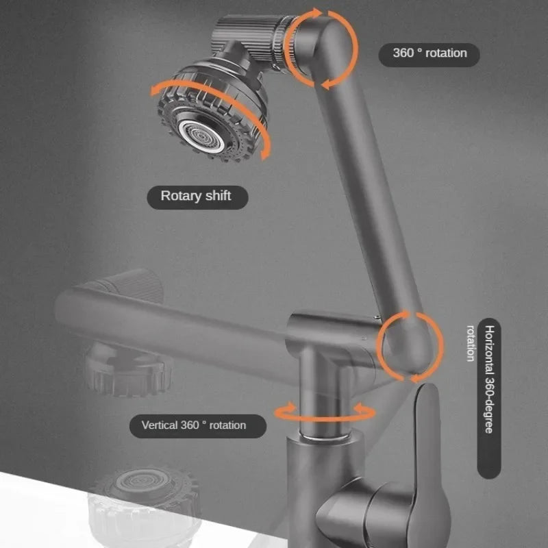 Stornfield | Swivel Arm Faucet Universal Mechanical Spray Protected