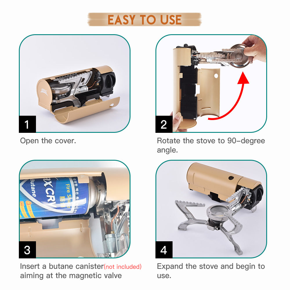Outdoor Mini Portable Folding Gas Stove | Stornfield