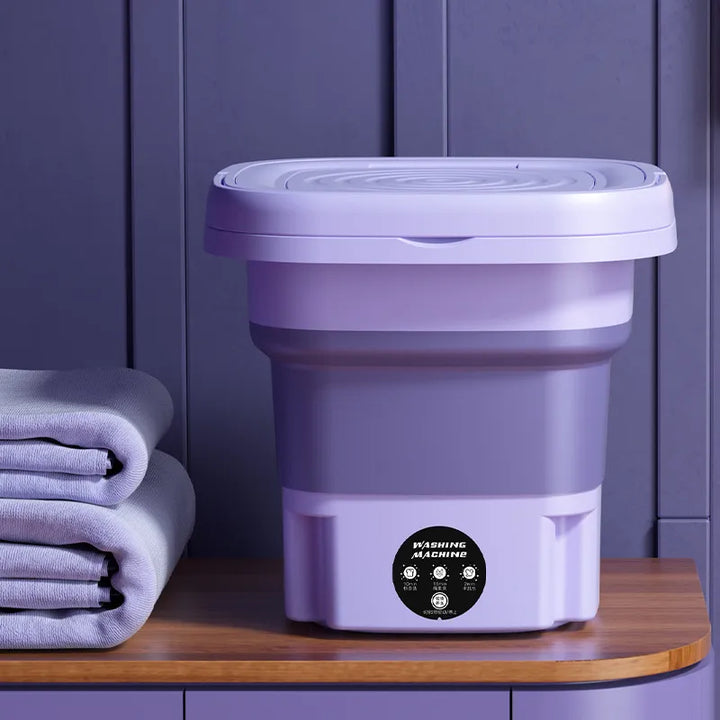 8L Portable Mini Folding Washing Machine