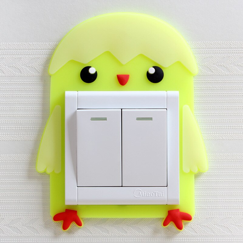 3D Luminous Cartoon Animals Switch Cover | Stornfield