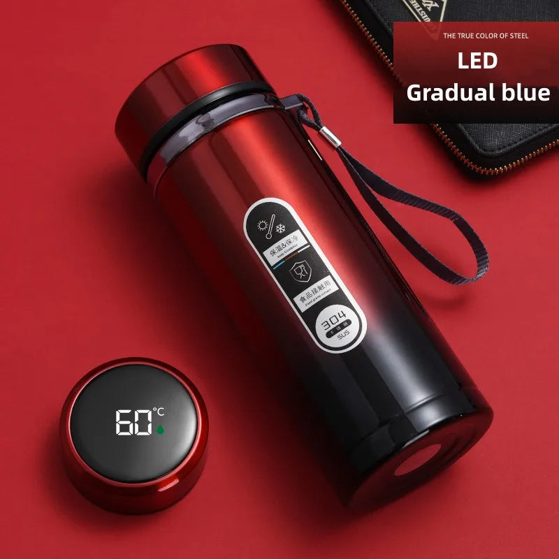 TempraBottle – Smart Thermos Bottle with LED Temperature Display (800ml–1L) | Stornfield