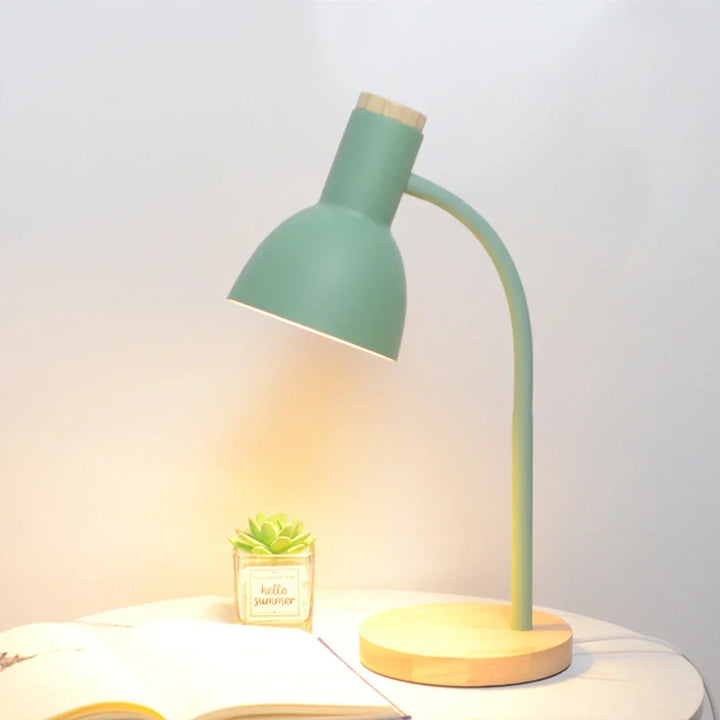 Stornfield | Autumn and Winter Lighting | Nordic Creative Wooden Iron LED Desk Lamp - Moxie