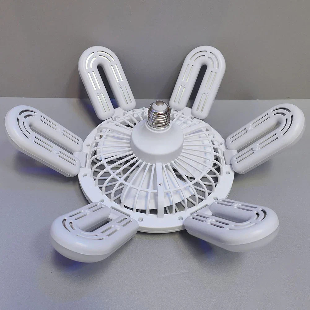 Silent Adjustable Remote Control Ceiling Foldable Fan Lamp | Stornfield
