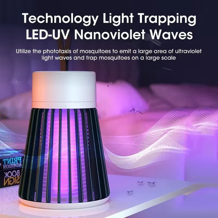 Stornfield | Portable USB Mosquito Killer Lamp – Electric Shock & Silent Pest Control