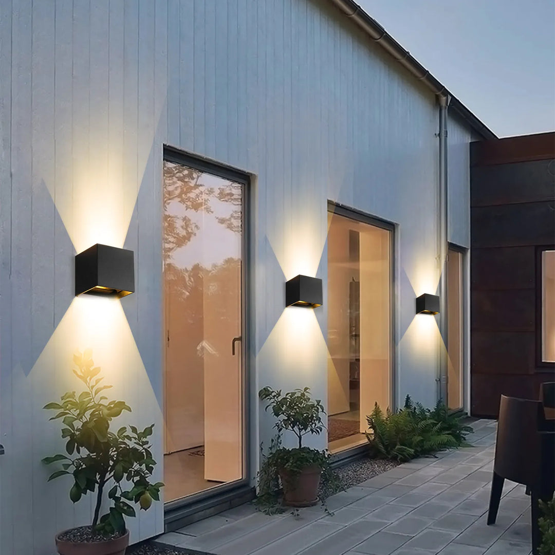 Stylish LED Cube Wall Lamp - LumiCube | Stornfield