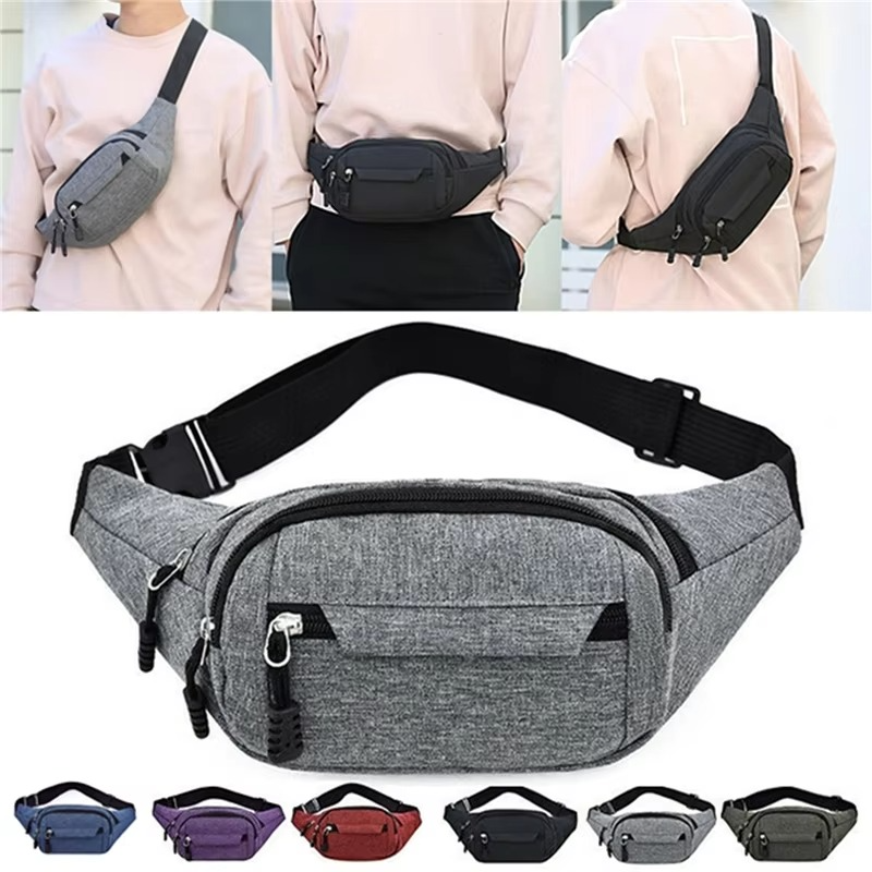 Stornfield | Unisex Waterproof Canvas Waist and Crossbody Bag for Outdoor Sports