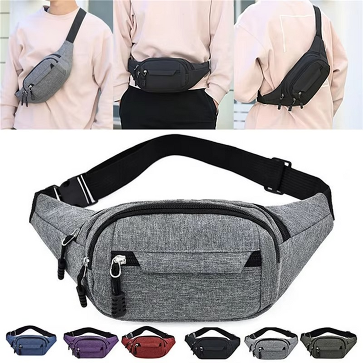 Stornfield | Unisex Waterproof Canvas Waist and Crossbody Bag for Outdoor Sports