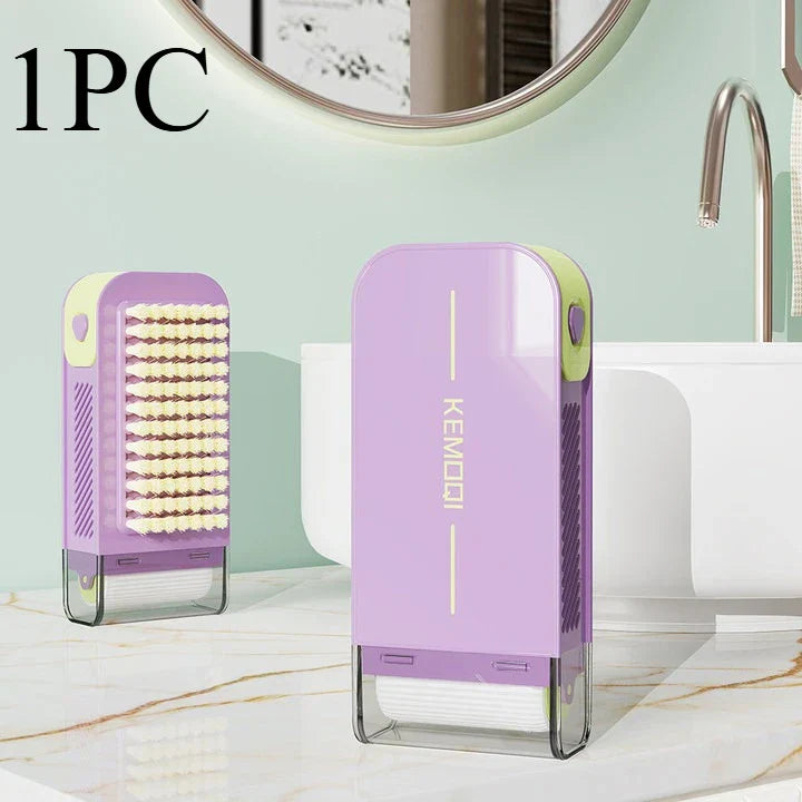 Dual-Action Cleaning Brush Roller Soap Holder | Stornfield