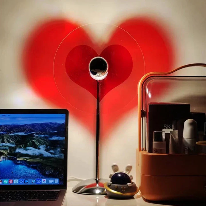 Romantic LED projection lamp – mood light for a romantic atmosphere | Stornfield