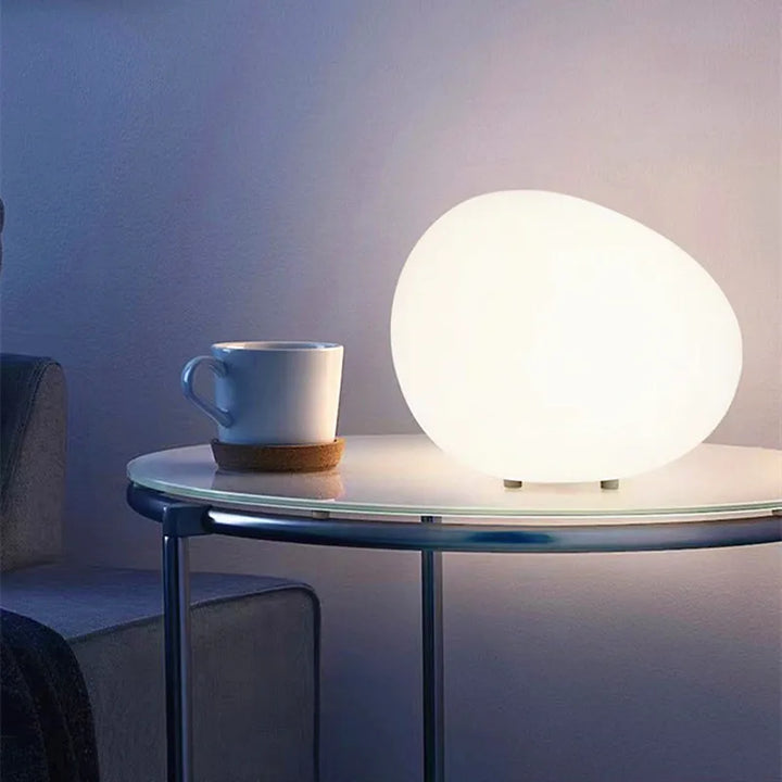 Cobblestone White Lamp Stornfield