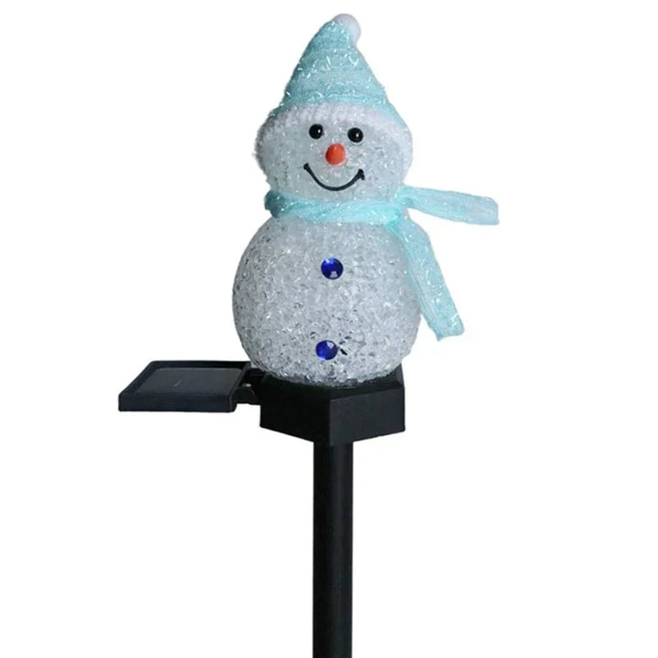 Solar-Powered Snowman Lamp - SolarSnow | Stornfield
